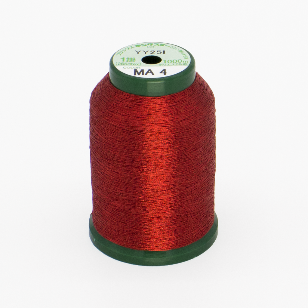 Kingstar Metallic Thread Kit Fall Quartet 4 Spools, Designs In Machine  Embroidery #KQ-FA01