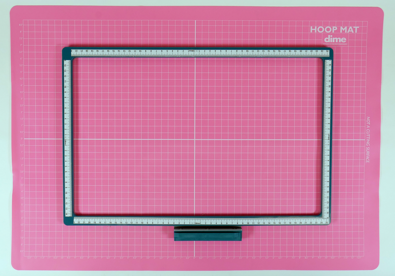 Dime Hoop Mat - 22 Inches x 16 Inches Silicone Mat