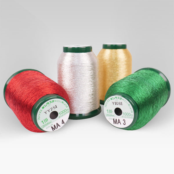 Champagne - Metallic Embroidery Thread - Glide - Glisten