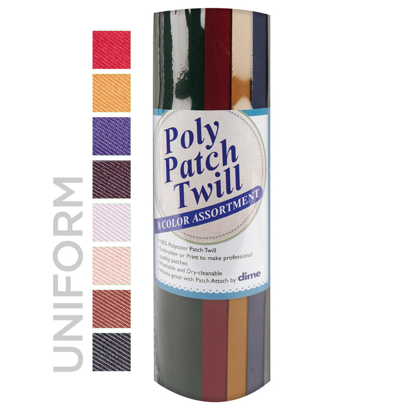 Poly Patch Twill Companion Thread Assortment Uniform 8 Spools, Designs In  Machine Embroidery #ES-UNI